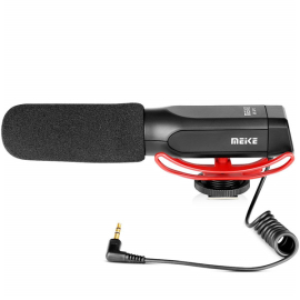 Meike MP1 Interview MIC On-Camera Microphone For Canon Nikon Camera Camcorder