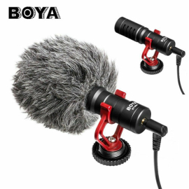 BOYA BY-MM1 cardioid shotgun microphone MIC for DSLR camera smartphone