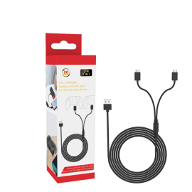 JYS-NS195 3m 2 In 1 Charging Cable For PS5 Controller 