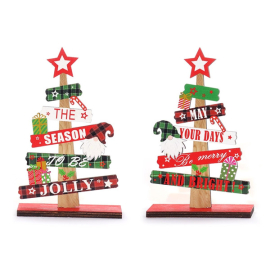 christmas tree ornaments wooden xmas decoration