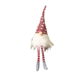 lighted knitted long leg gnomes tomte ornament christmas decoration