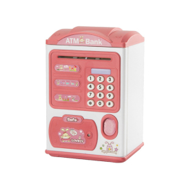 fingerprint electronic deposit piggy bank kids save money box