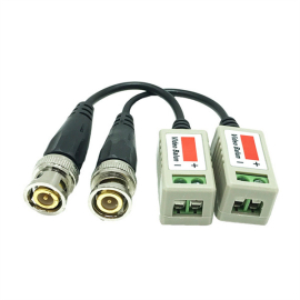 video balun transceiver male BNC to CAT5 RJ45