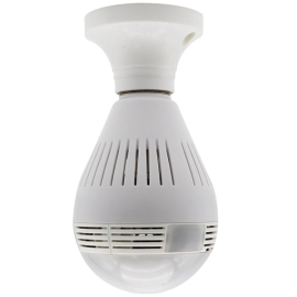 Wireless WIFI IP Camera Panoramic 360 Degree Bulb LED Lights 960P