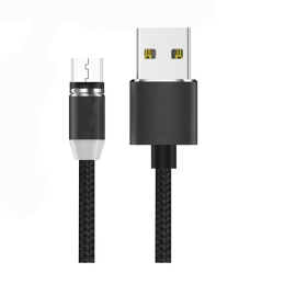 1M Cable Type-c Led Reflective Nylon Braided Magnetic Charger