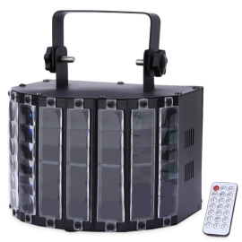 9W sound active auto LED stage strobe light with remote control