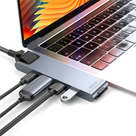 Baseus 7 in 1 Dual Type-C USB C Hub Adapter