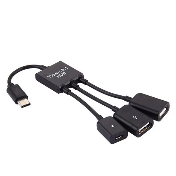New USB Type C to 3.1 Micro USB External Micro SD Card Reader OTG
