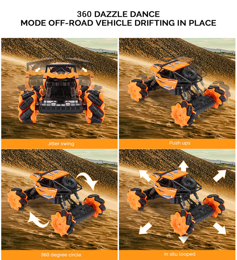 Wireless Remote Control Car Four-wheel Drive Off-road Climbing Vehicle