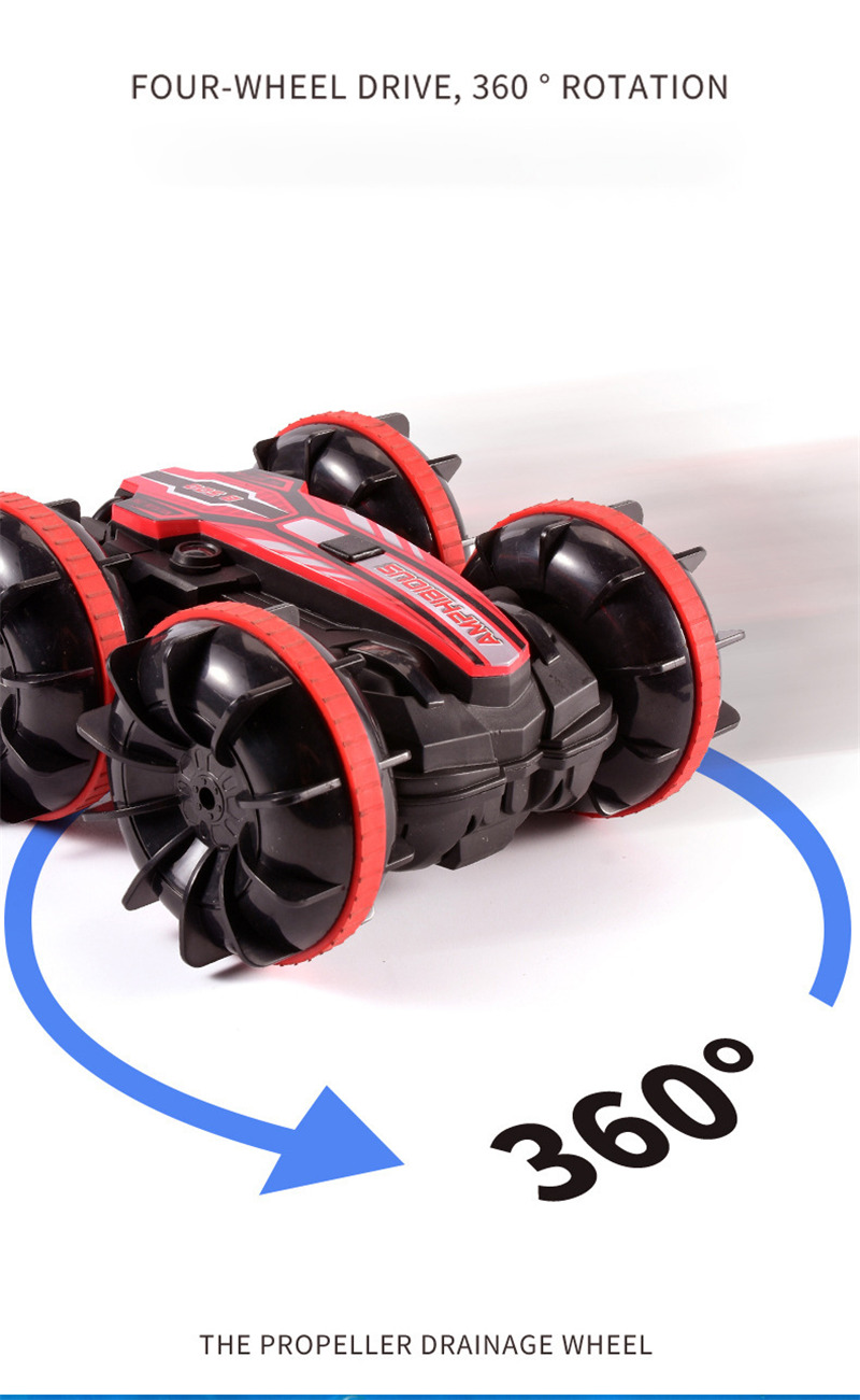 remote control car 2.4g amphibious stunt rc car