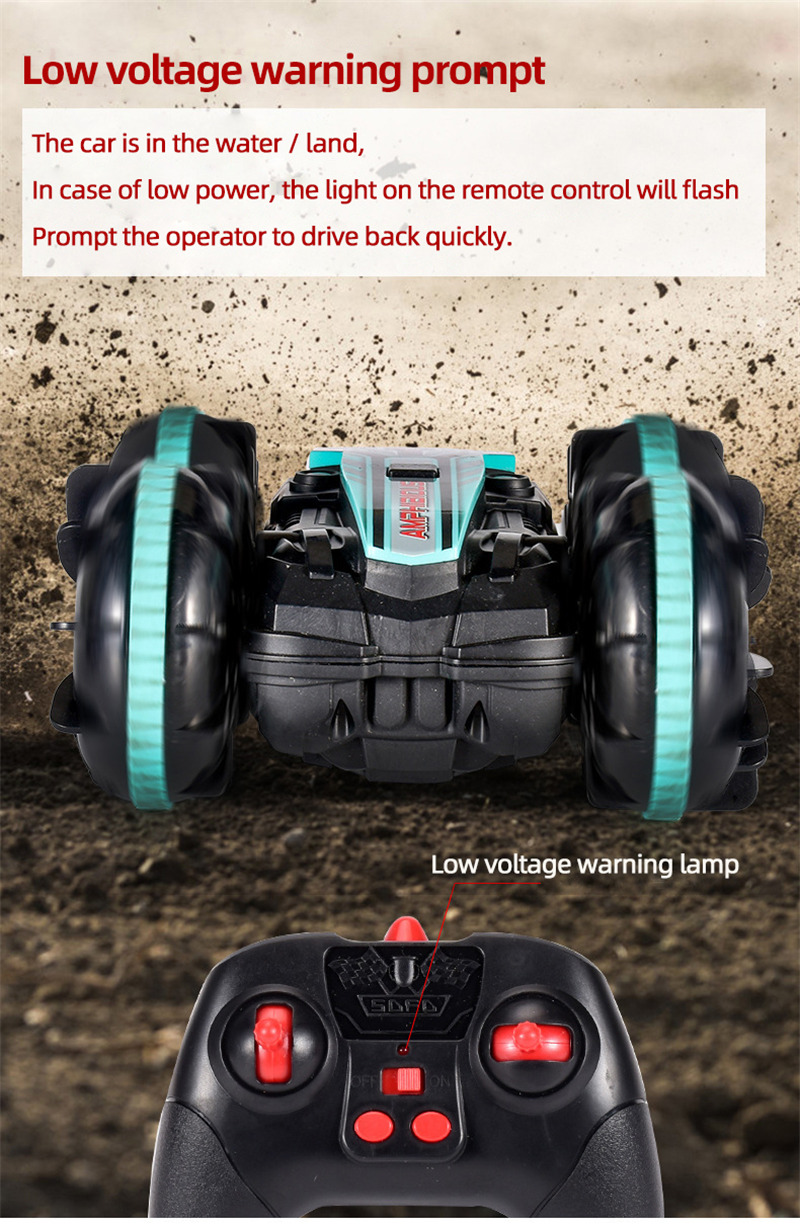 remote control car 2.4g amphibious stunt rc car