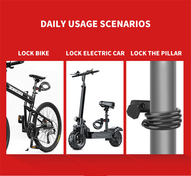 V1 fingerprint bicycle lock