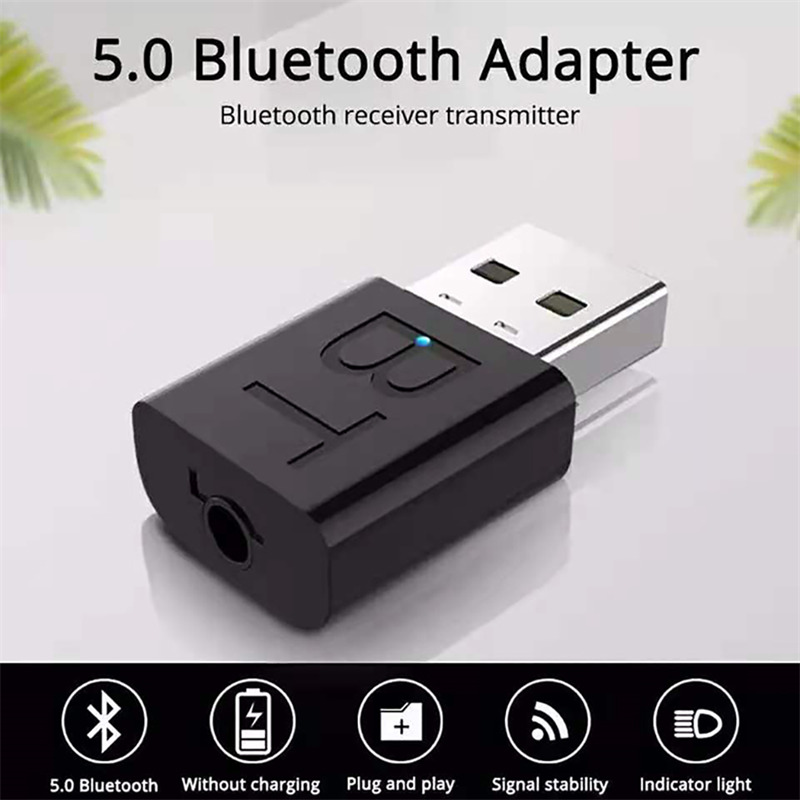 bluetooth receiver transmitter 3.5mm jack car audio adapter