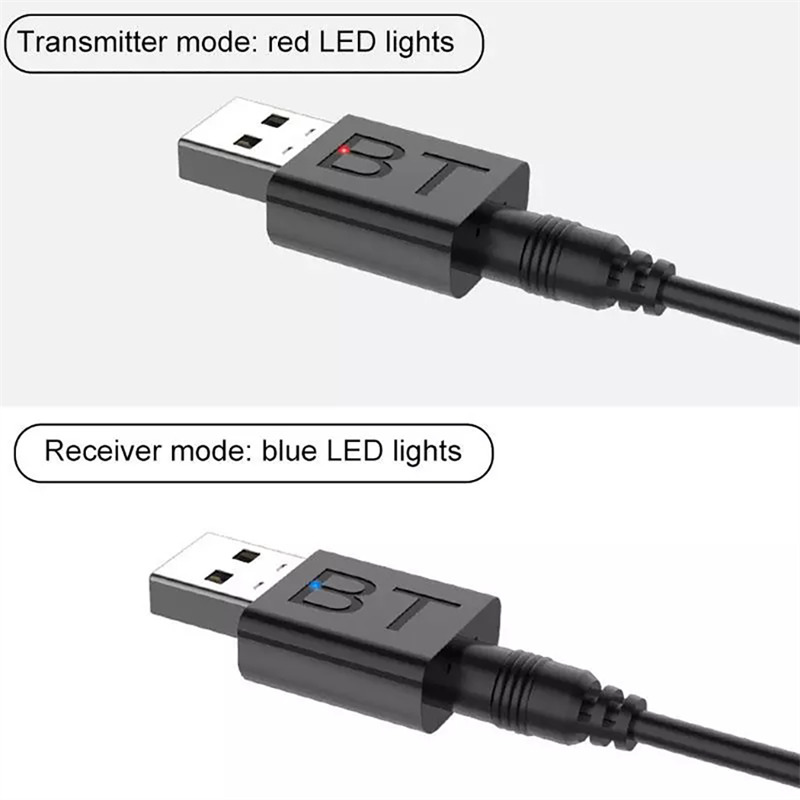 bluetooth receiver transmitter 3.5mm jack car audio adapter