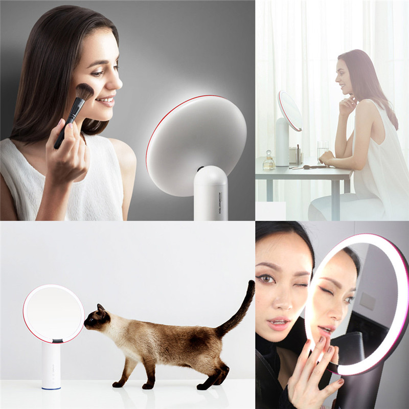 AMIRO 8-inch Lighted Makeup Mirror LED Sunlight Lamp