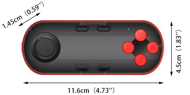 Mocute 051 wireless gamepad bluetooth ios android vr controller joystick