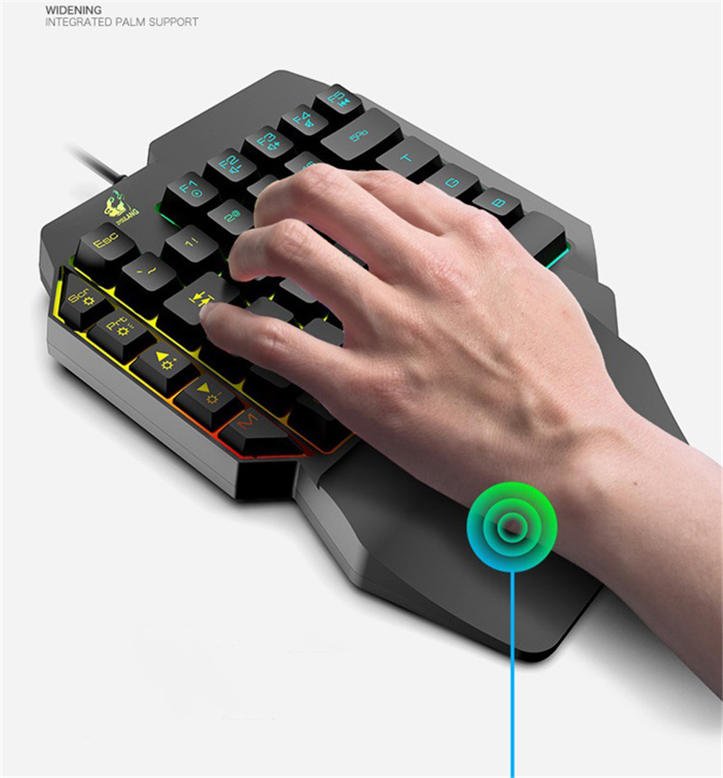 mocute k15 left hand game keyboard