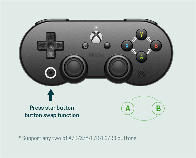 8BitDo sn30 pro wireless gamepad game controller for xbox