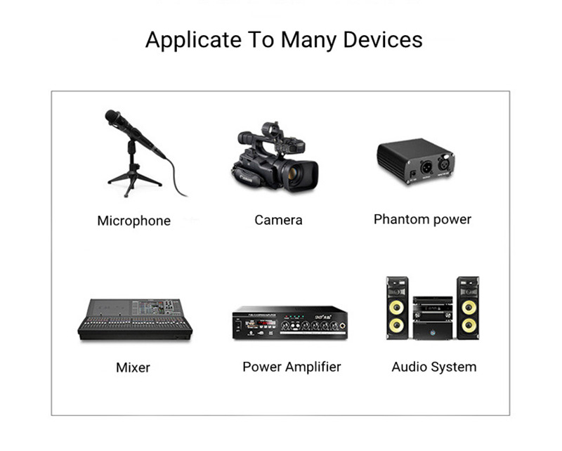 canon line audio tuning microphone XLR cable