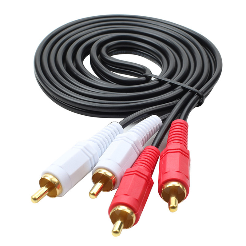 stereo Hi-Fi double RCA male to male audio cable