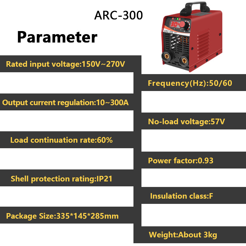 Handskit ARC-300 welding machine portable electric welder