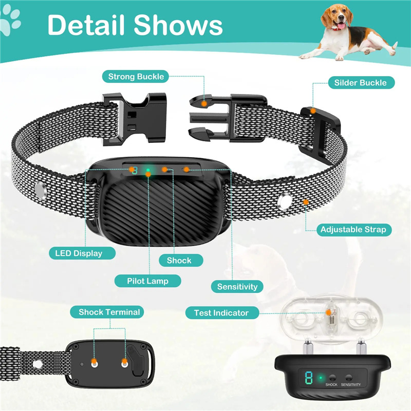 smart electric dog training stop bark collar