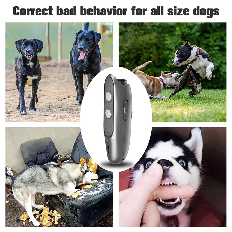 electric stop barking ultrasound dog repeller training device