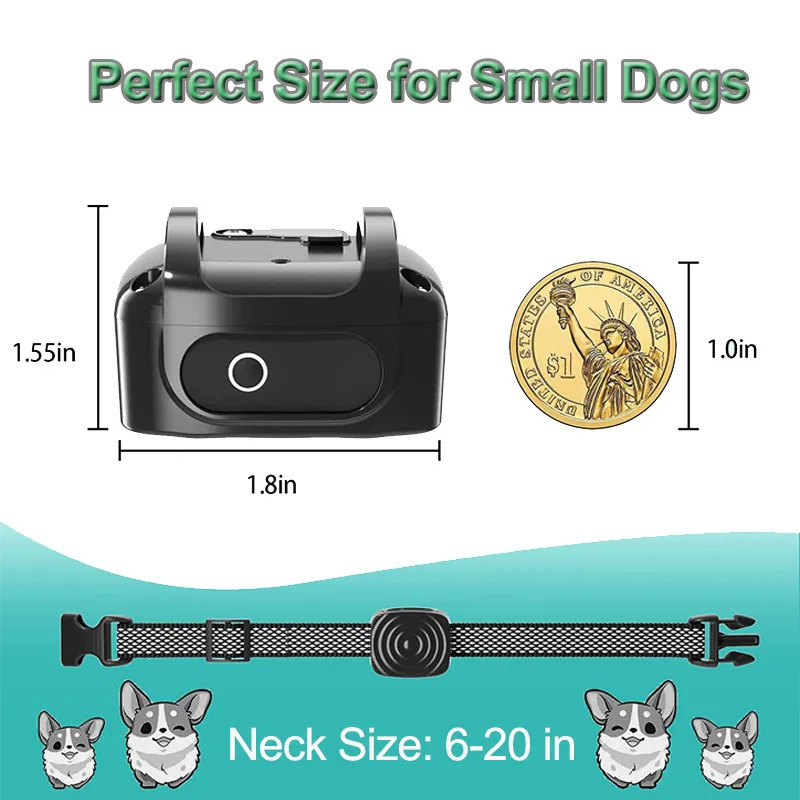 electric ultrasonic automatic stop barking dog collar