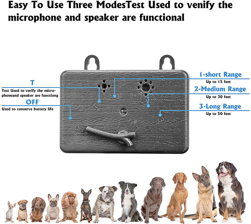 ultrasonic dog bark control device box