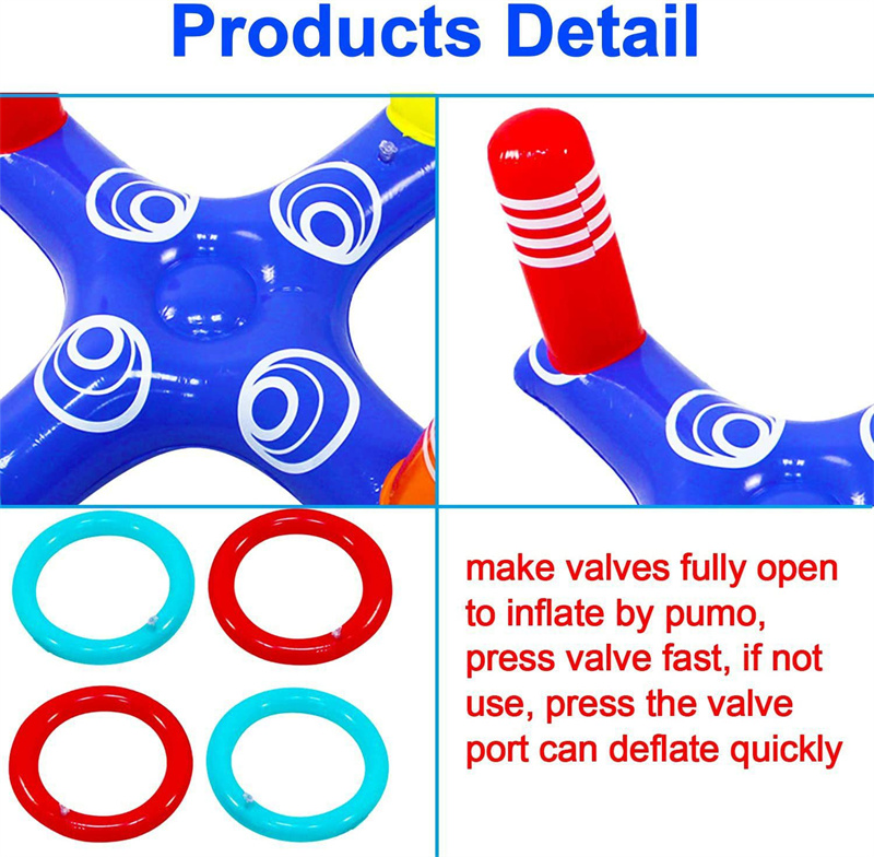 inflatable ring throwing ferrule game set