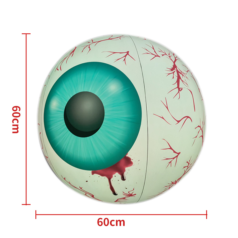 halloween inflatable eyeball led light up decor