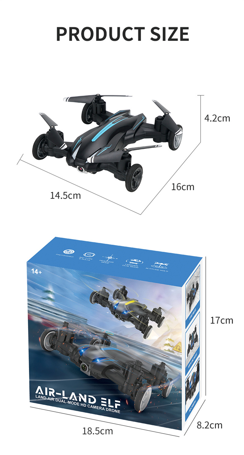 JJRC H103w land air 4k camera rc aircraft vehicle toy