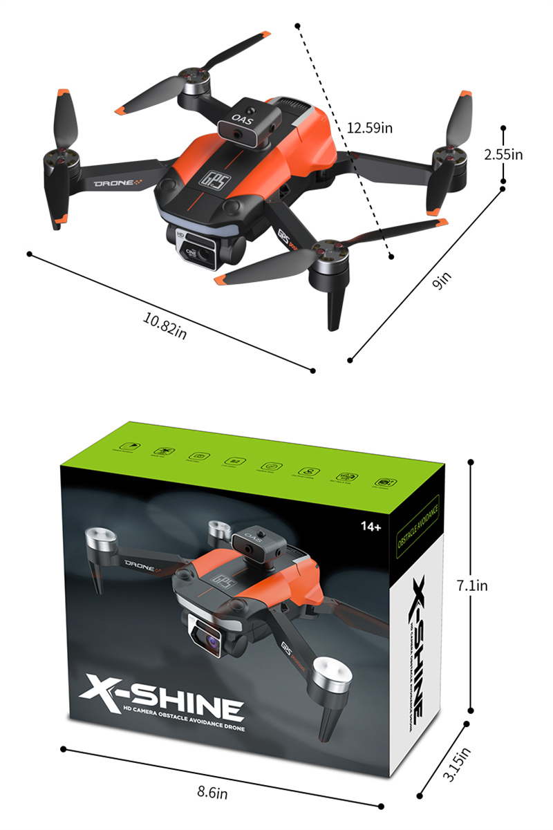 JJRC X26 rc drone hd cam wifi gps brushless quadcopter