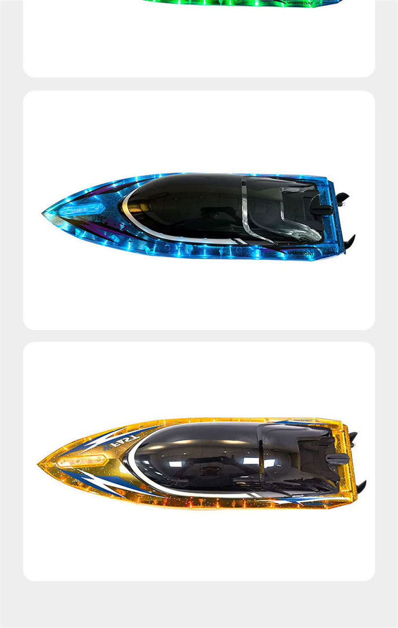 JJRC S15 rc speed boat 2.4G led high speed 30km toy