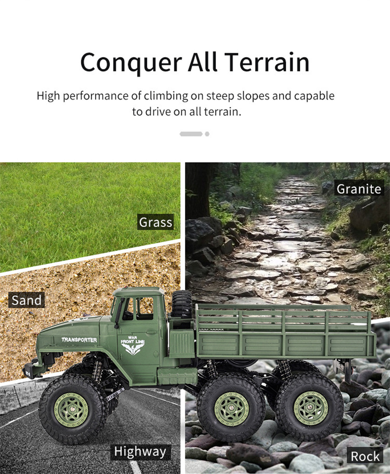 JJRC Q68 Q69 RC military truck toy