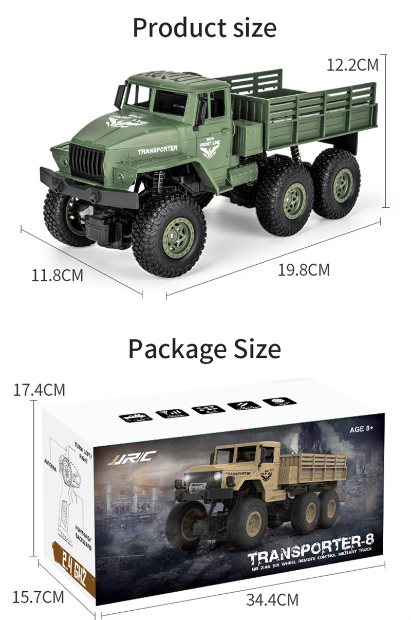 JJRC Q68 Q69 RC military truck toy