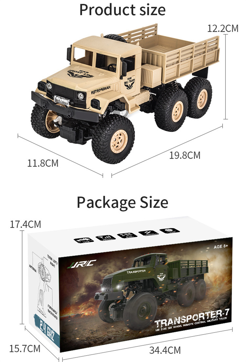 JJRC Q68 Q69 RC military truck toy