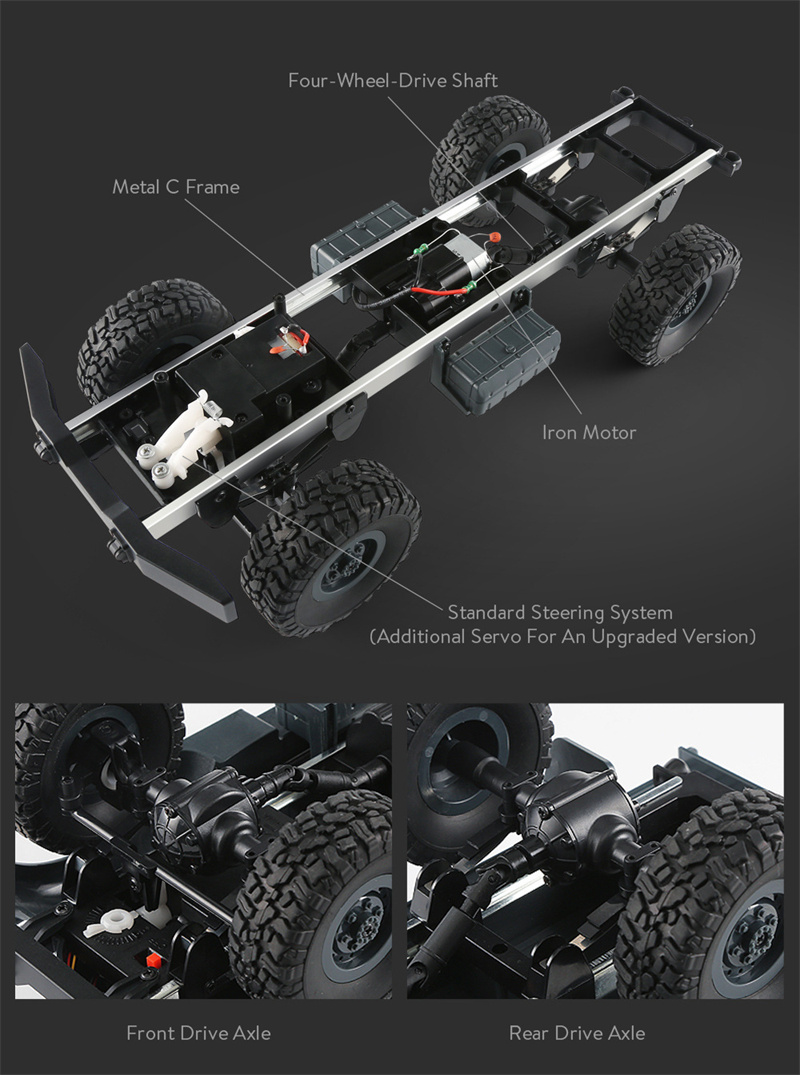 JJRC Q60 rc military truck off-road vehicle toy