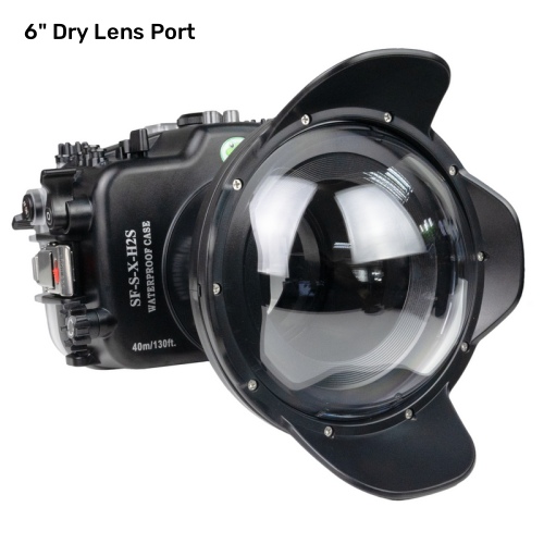 Seafrogs fujifilm X-H2 X-H2S underwater housing 6inch dry lens port