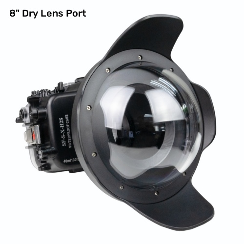 Seafrogs fujifilm X-H2 X-H2S underwater housing 8inch dry lens dome port