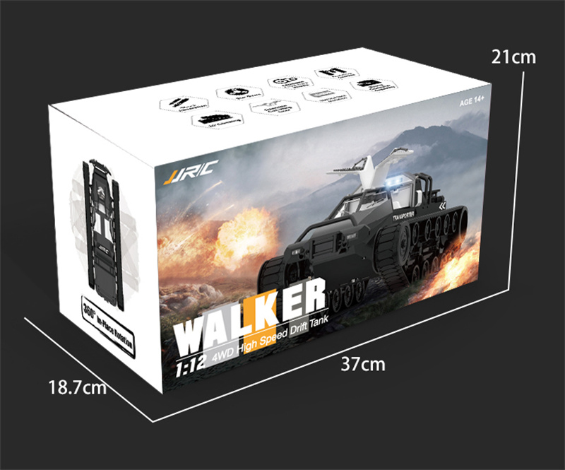 JJRC Q79 rc tank 1:12 scale 2.4GHz rechargeable vehicle