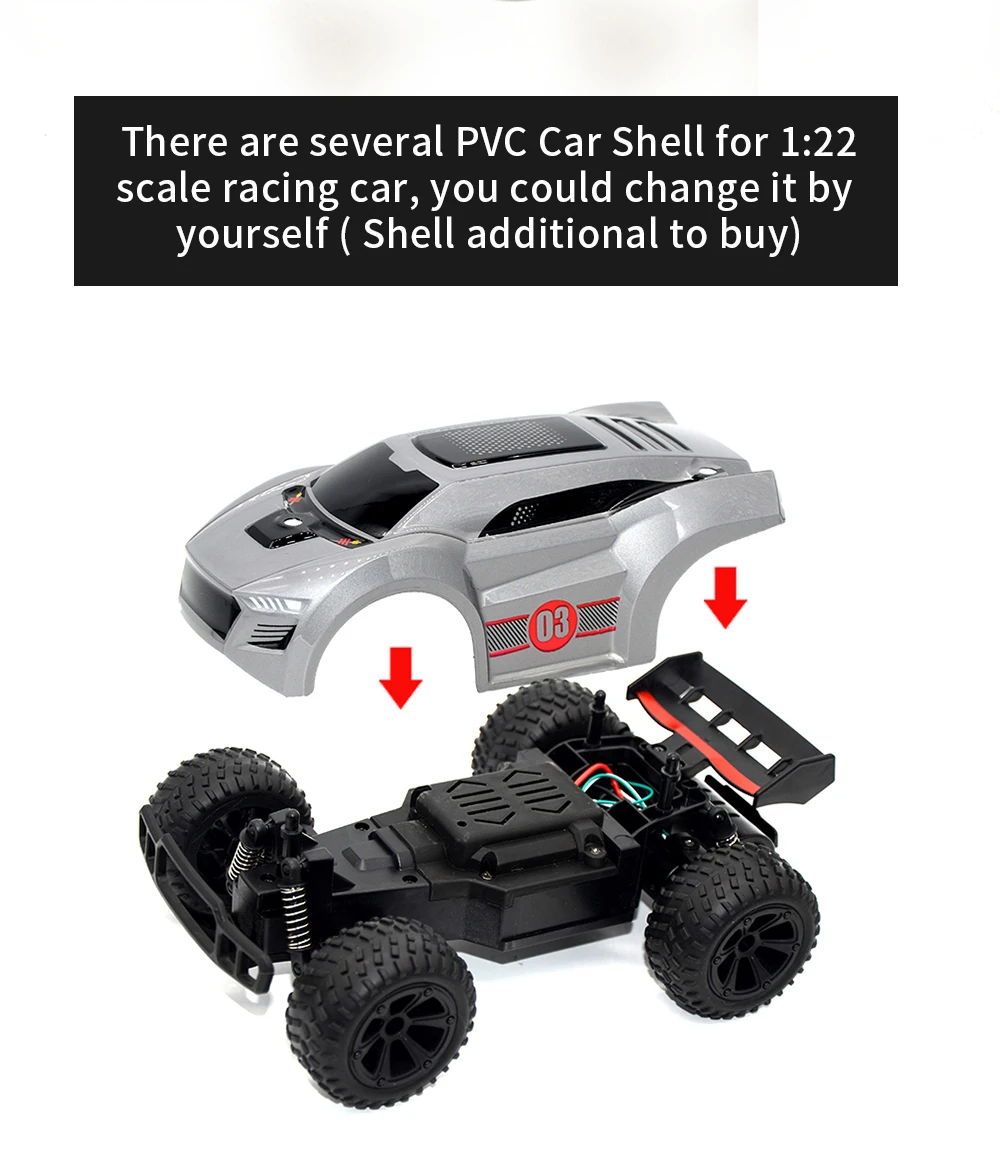 JJRC Q85 RC Car 1:22 scale 2.4GHz 2wd off-road rechargeable vehicle