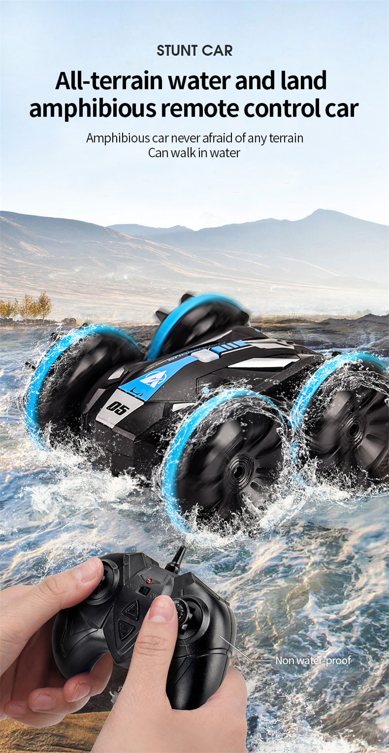 JJRC Q113 rc stunt car amphibious vehicle