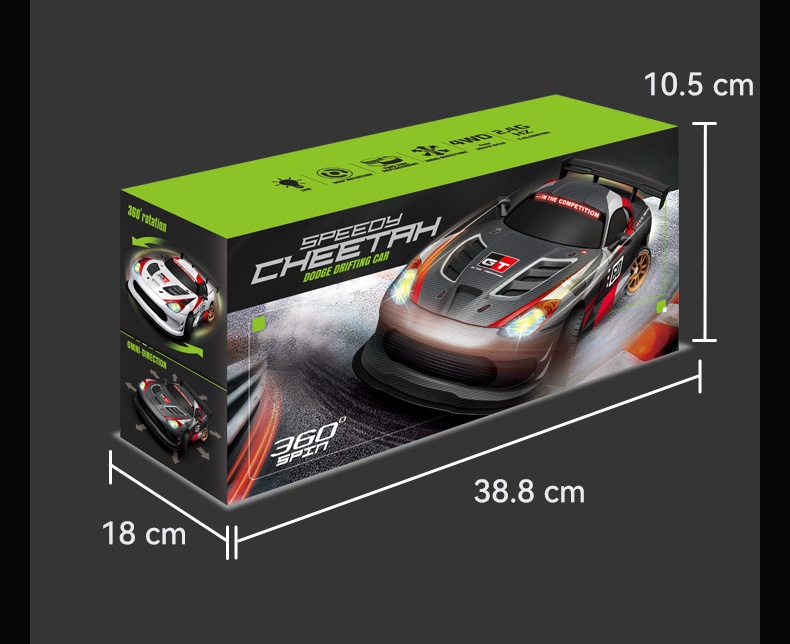 JJRC q116 4wd 1/16 dodge high speed racing gt drift rc car