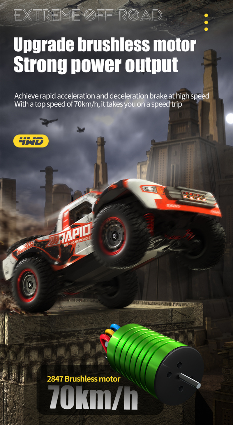 JJRC q130 RC car 4wd brushless off road truck