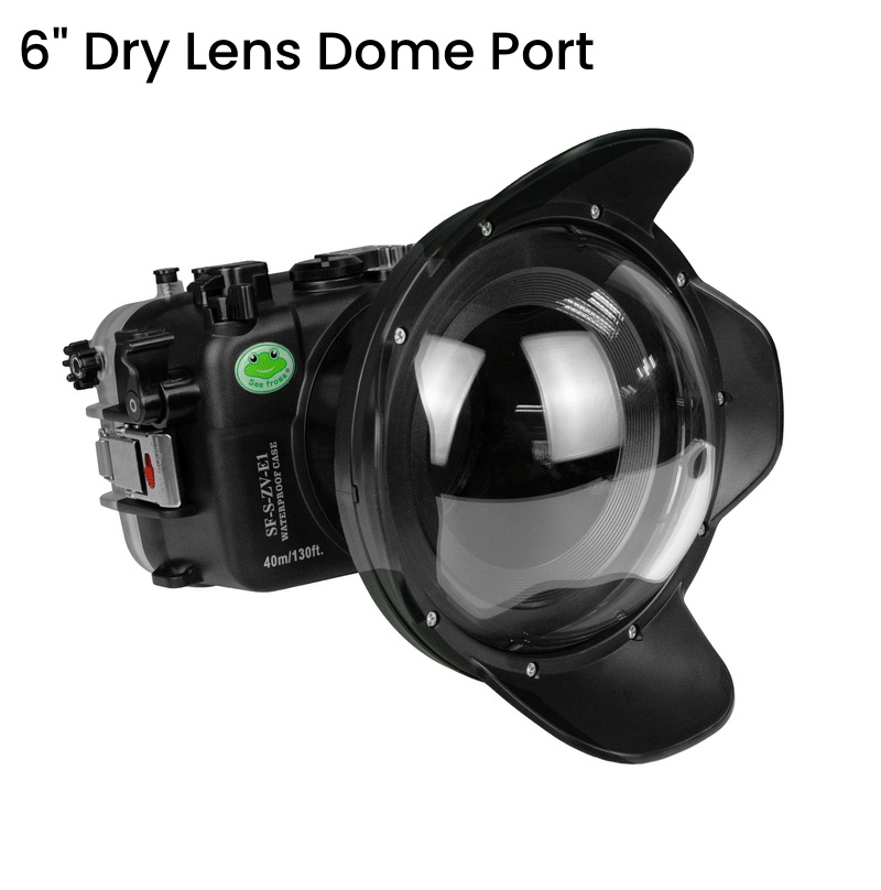 Seafrogs Sony ZV-E1 underwater housing 6inch dry lens port