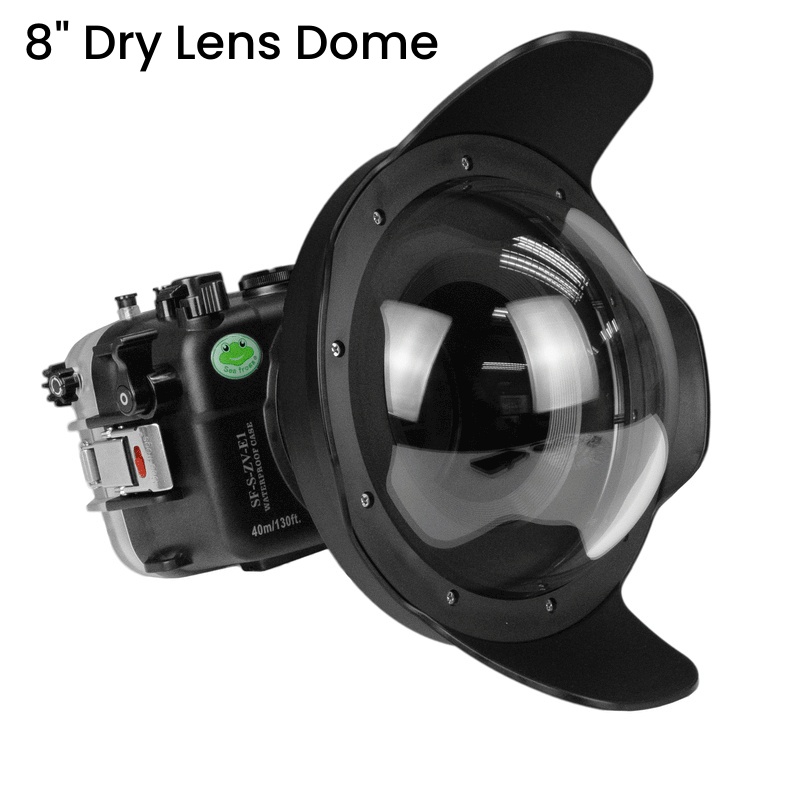 Seafrogs Sony ZV-E1 underwater housing 8inch dry lens dome port