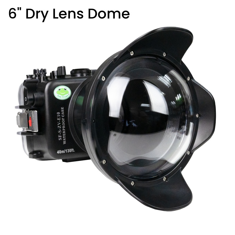 Seafrogs Sony ZV-E10 underwater housing 6inch dry lens port